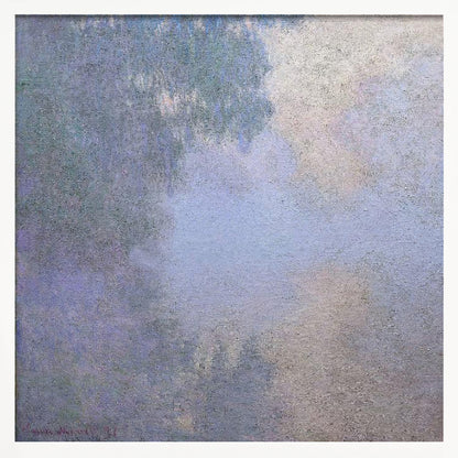 Morning On the Seine Near Giverny (1897) By Claude Monet - Poster / Art Print
