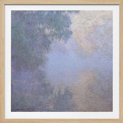 Morning On the Seine Near Giverny (1897) By Claude Monet - Poster / Art Print