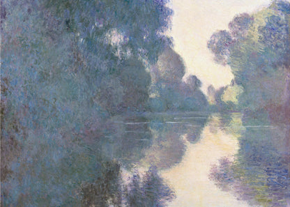 Morning On the Seine Near Giverny (1897) By Claude Monet - Poster / Art Print