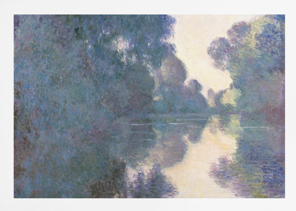 Morning On the Seine Near Giverny (1897) By Claude Monet - Poster / Art Print