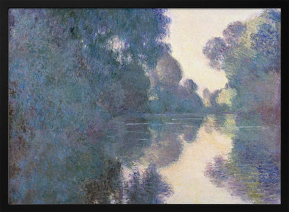 Morning On the Seine Near Giverny (1897) By Claude Monet - Poster / Art Print