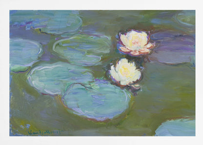 Nympheas (1897–1898) By Claude Monet. - Poster / Art Print