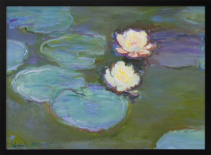 Nympheas (1897–1898) By Claude Monet. - Poster / Art Print