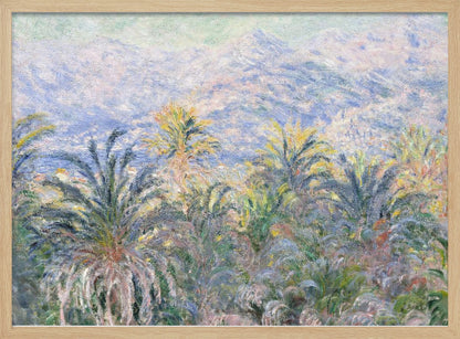 Palm Trees At Bordighera (1884) - Poster / Art Print