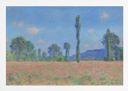 Poppy Field, Giverny (1890–1891) - Poster / Art Print