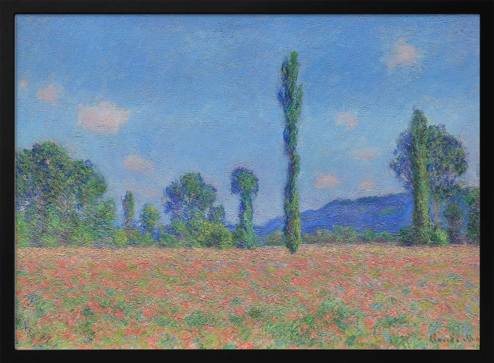 Poppy Field, Giverny (1890–1891) - Poster / Art Print
