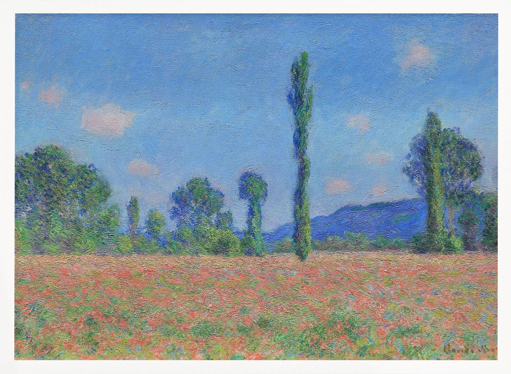 Poppy Field, Giverny (1890–1891) - Poster / Art Print