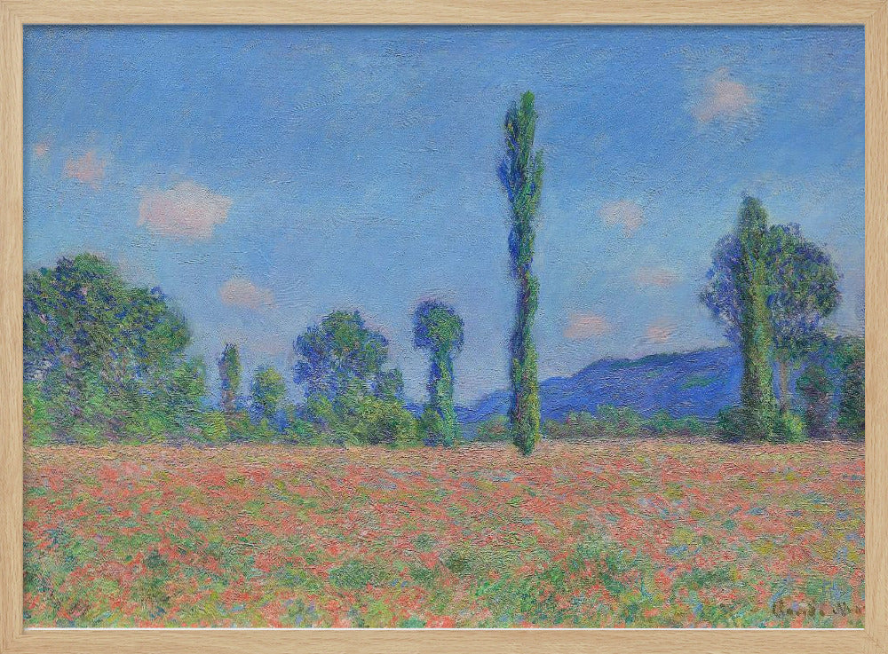 Poppy Field, Giverny (1890–1891) - Poster / Art Print
