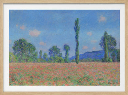Poppy Field, Giverny (1890–1891) - Poster / Art Print