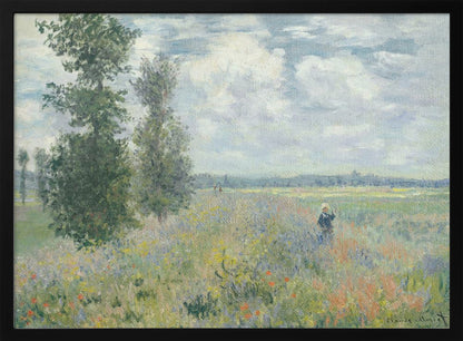 Poppy Fields Near Argenteuil (1875) By Claude Monet - Poster / Art Print
