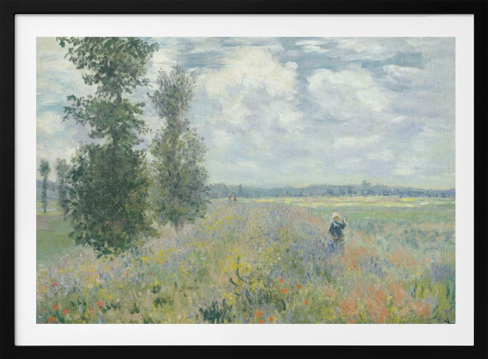 Poppy Fields Near Argenteuil (1875) By Claude Monet - Poster / Art Print