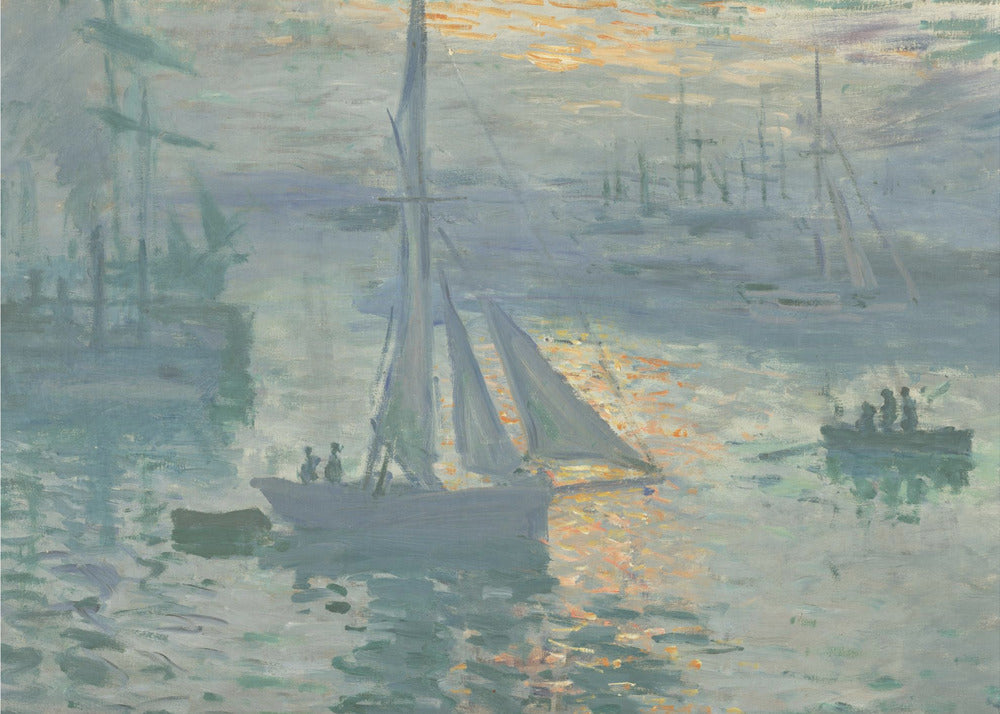 Sunrise (1873) By Claude Monet - Poster / Art Print