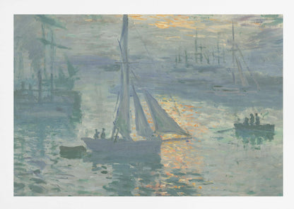 Sunrise (1873) By Claude Monet - Poster / Art Print
