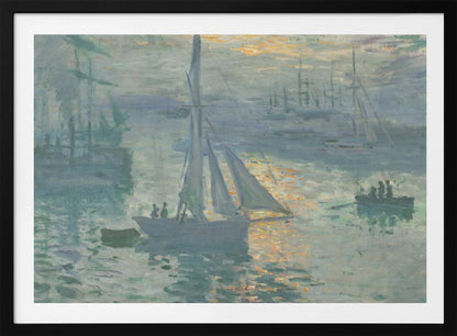 Sunrise (1873) By Claude Monet - Poster / Art Print