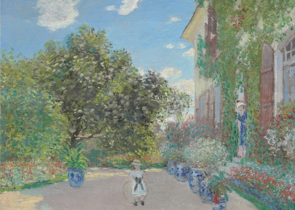 The Artist's House At Argenteuil (1873) - Poster / Art Print