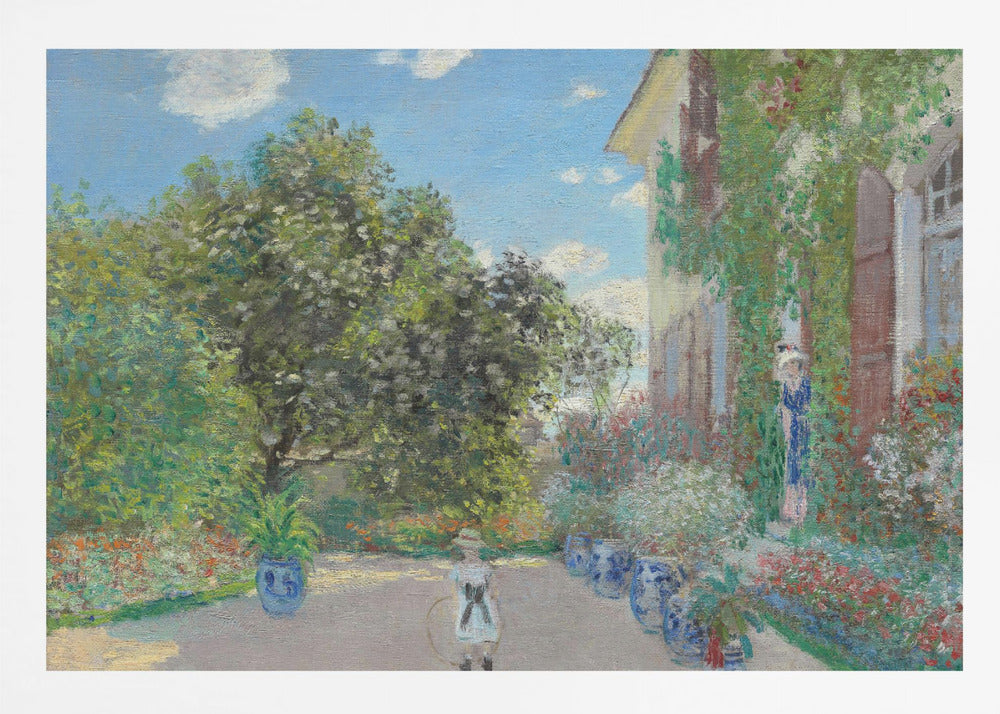 The Artist's House At Argenteuil (1873) - Poster / Art Print