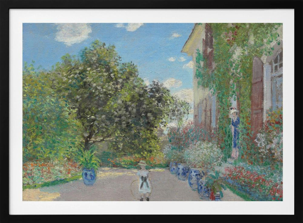The Artist's House At Argenteuil (1873) - Poster / Art Print