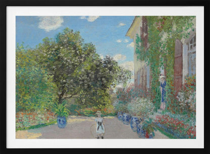 The Artist's House At Argenteuil (1873) - Poster / Art Print