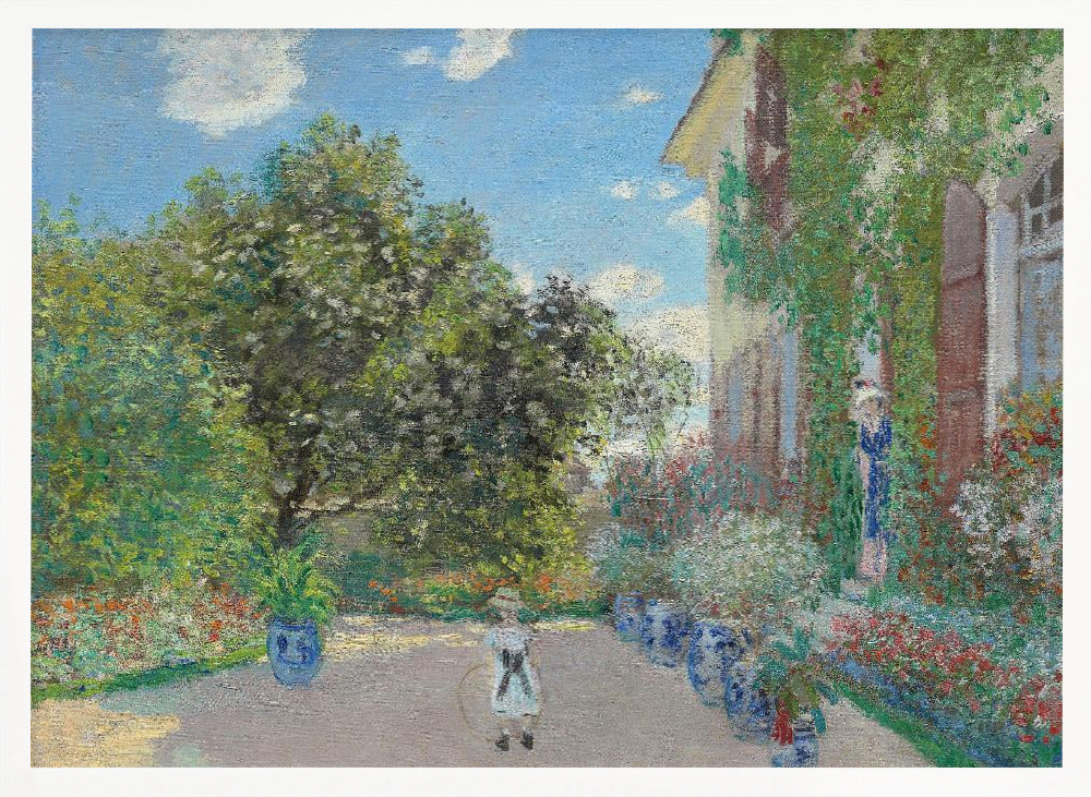 The Artist's House At Argenteuil (1873) - Poster / Art Print
