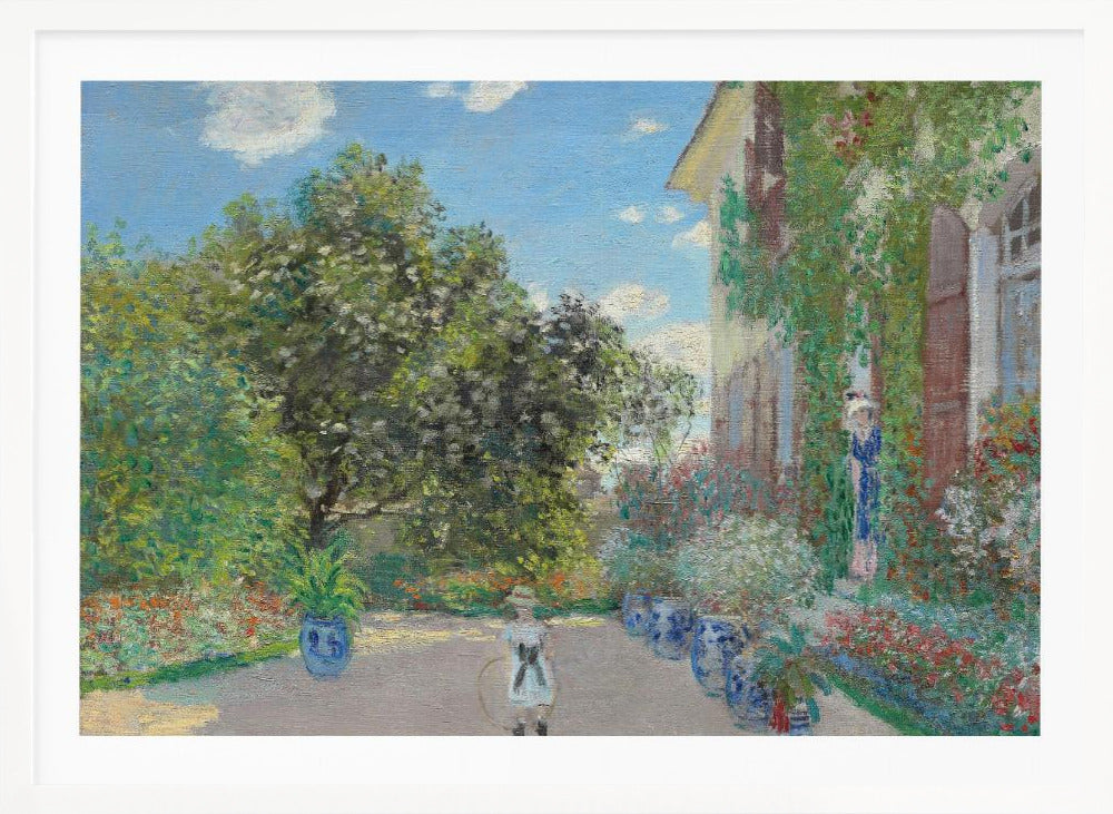 The Artist's House At Argenteuil (1873) - Poster / Art Print