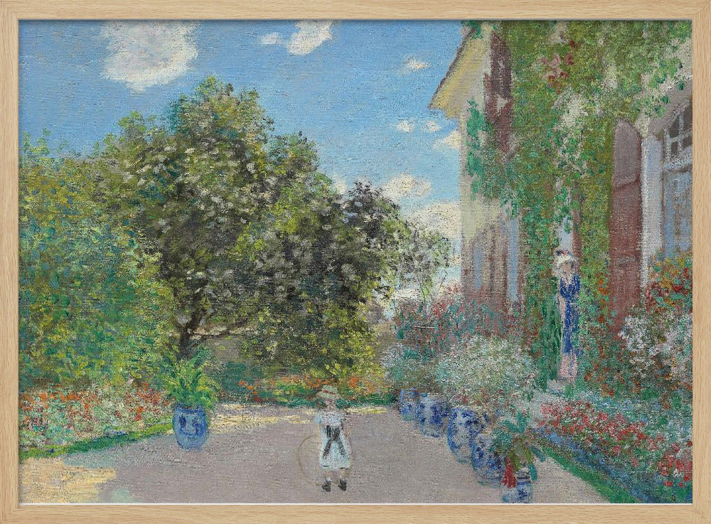 The Artist's House At Argenteuil (1873) - Poster / Art Print