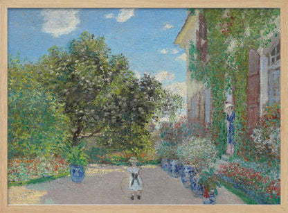The Artist's House At Argenteuil (1873) - Poster / Art Print