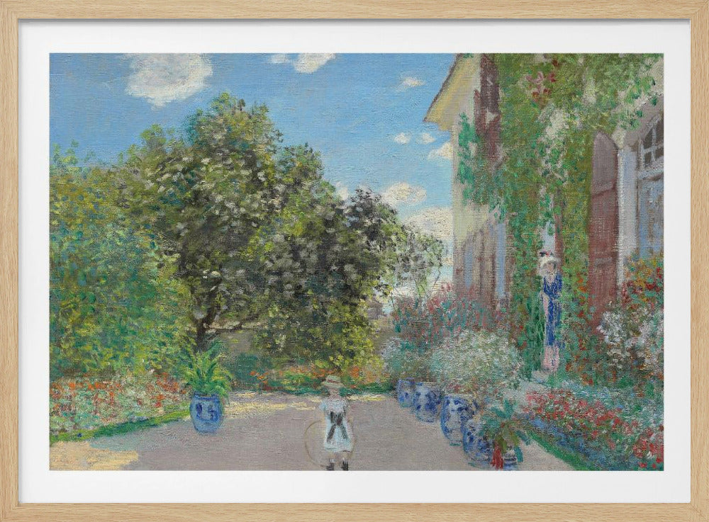 The Artist's House At Argenteuil (1873) - Poster / Art Print