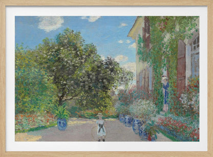 The Artist's House At Argenteuil (1873) - Poster / Art Print