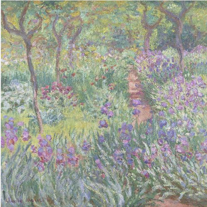 The Artist’s Garden In Giverny (1900) By Claude Monet - Poster / Art Print
