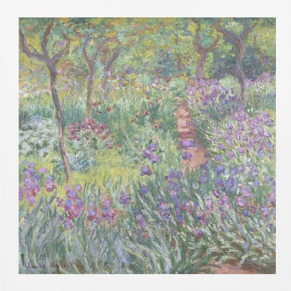 The Artist’s Garden In Giverny (1900) By Claude Monet - Poster / Art Print