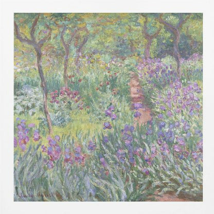 The Artist’s Garden In Giverny (1900) By Claude Monet - Poster / Art Print