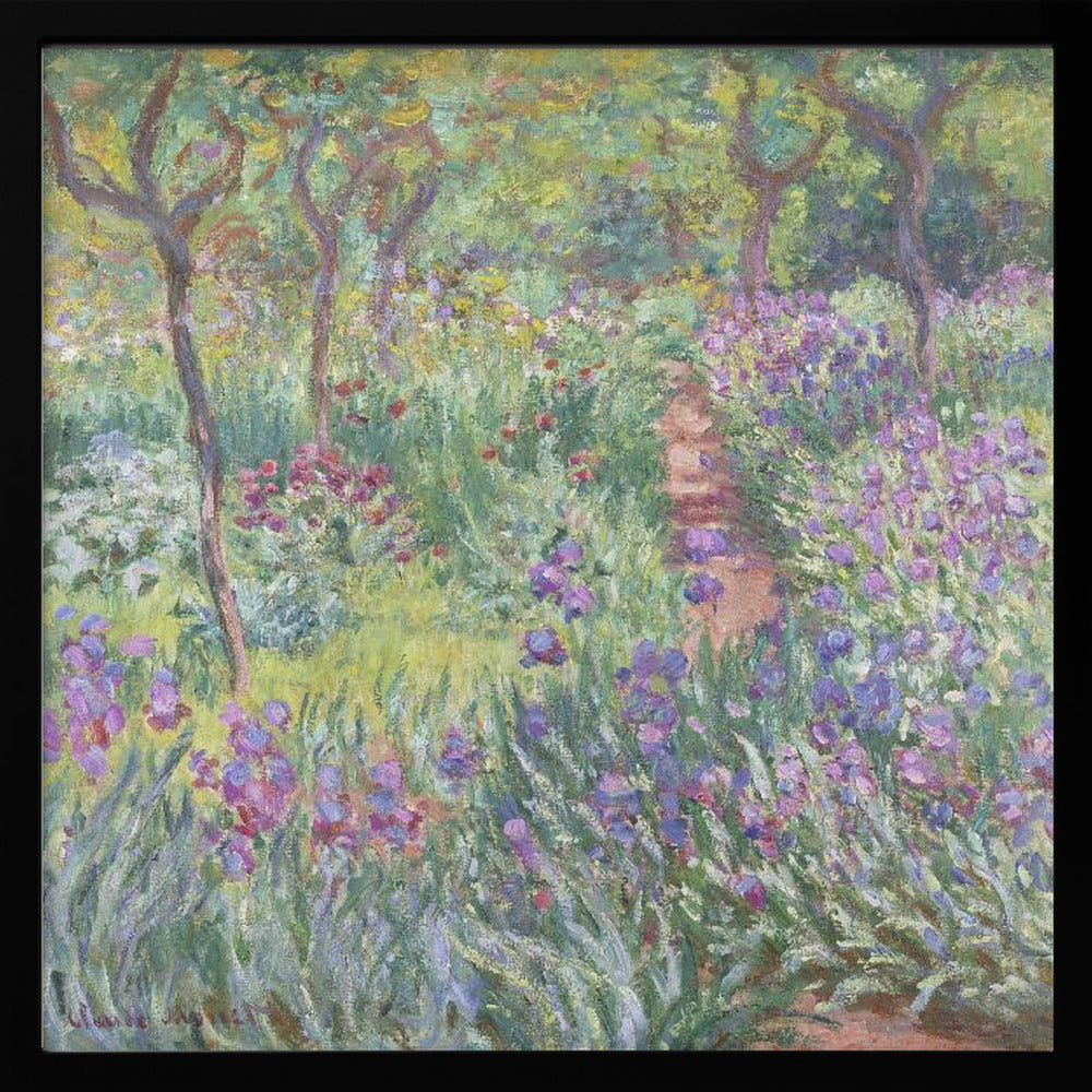 The Artist’s Garden In Giverny (1900) By Claude Monet - Poster / Art Print