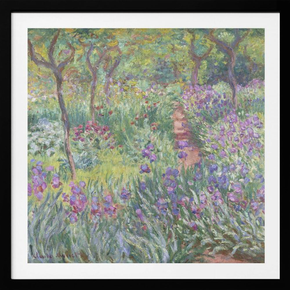 The Artist’s Garden In Giverny (1900) By Claude Monet - Poster / Art Print