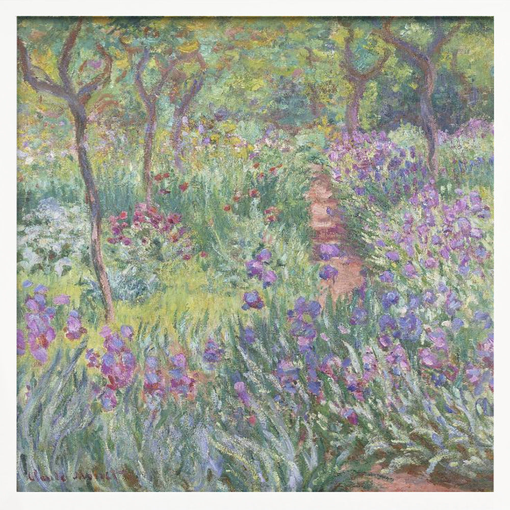 The Artist’s Garden In Giverny (1900) By Claude Monet - Poster / Art Print