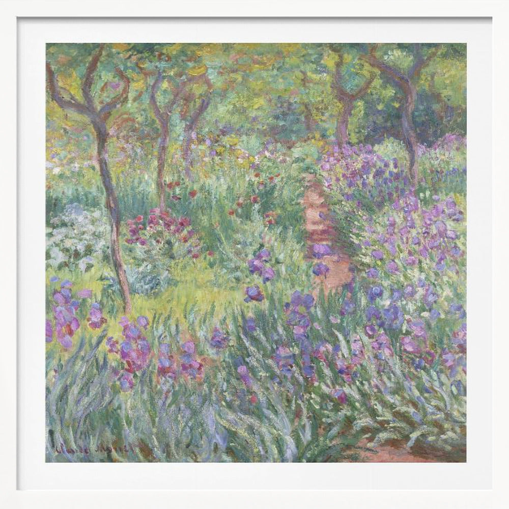 The Artist’s Garden In Giverny (1900) By Claude Monet - Poster / Art Print
