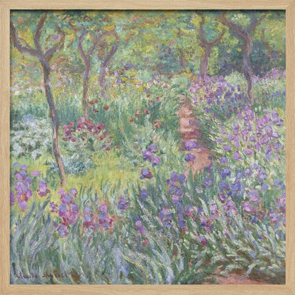 The Artist’s Garden In Giverny (1900) By Claude Monet - Poster / Art Print