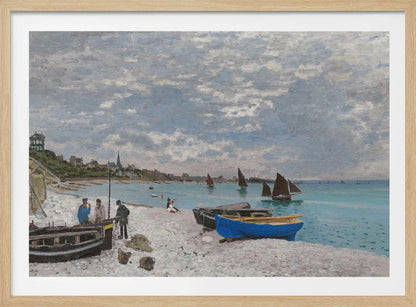 The Beach At Sainte Adresse (1867) - Poster / Art Print