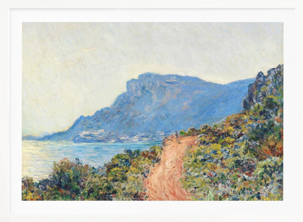 The Corniche Near Monaco (1884) - Poster / Art Print