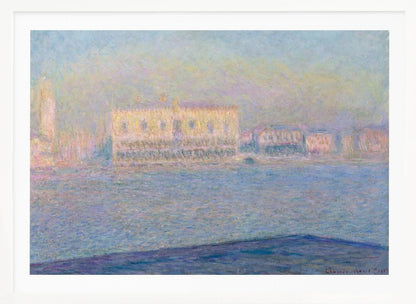 The Doge's Palace Seen From San Giorgio Maggiore (1908) By Claude Monet - Poster / Art Print