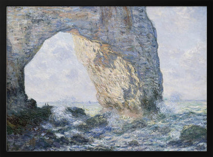 The Manneporte (Étretat) (1883) - Poster / Art Print