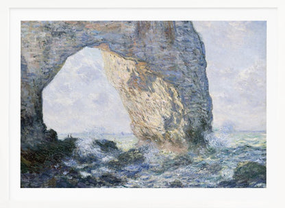 The Manneporte (Étretat) (1883) - Poster / Art Print