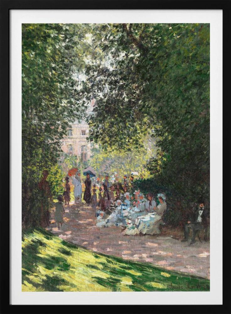 The Parc Monceau (1878) By Claude Monet - Poster / Art Print