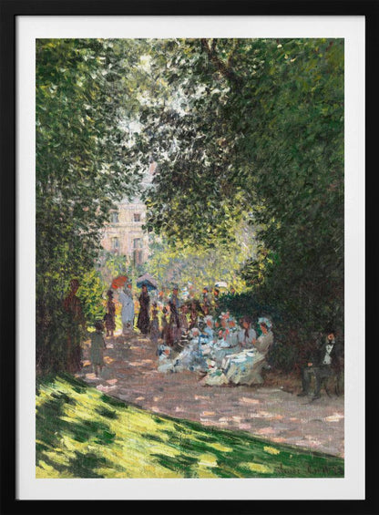 The Parc Monceau (1878) By Claude Monet - Poster / Art Print