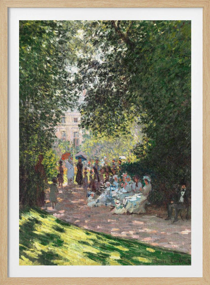 The Parc Monceau (1878) By Claude Monet - Poster / Art Print