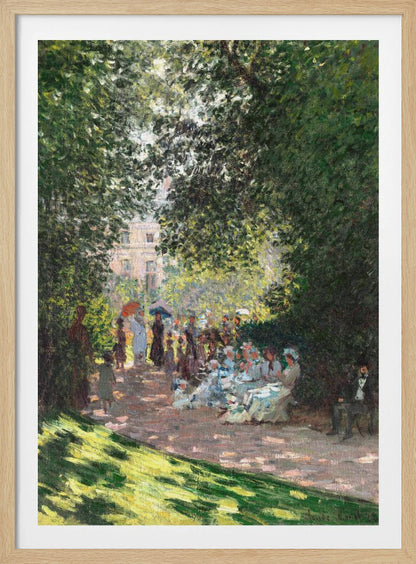 The Parc Monceau (1878) By Claude Monet - Poster / Art Print