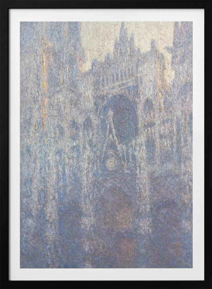 The Portal of Rouen Cathedral In Morning Light (1894) - Poster / Art Print