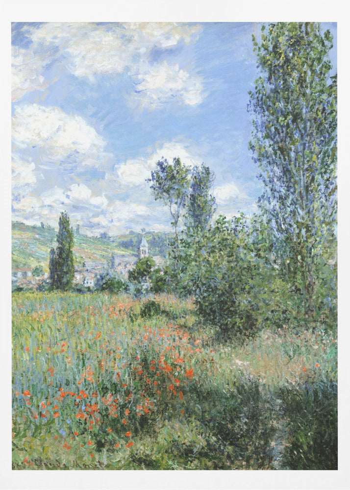 View of Vétheuil (1880) - Poster / Art Print