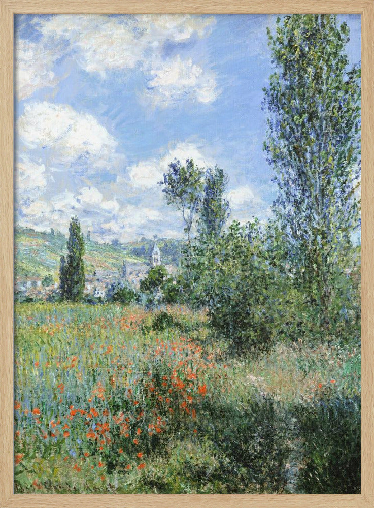 View of Vétheuil (1880) - Poster / Art Print