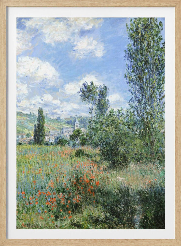 View of Vétheuil (1880) - Poster / Art Print