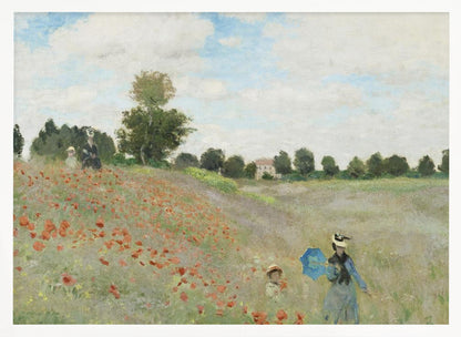 Poppy Field Near Argenteuil (1873) - Poster / Art Print